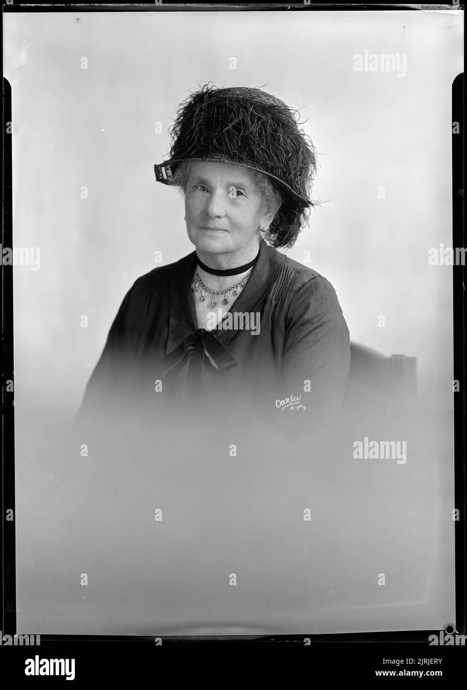 Portrait Of An Unidentified Woman, Circa 1928, By William Oakley. F B ...