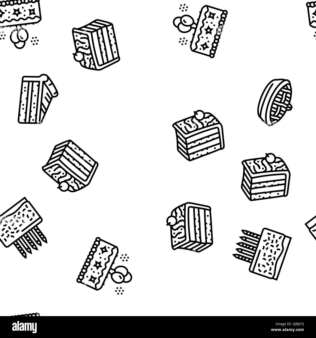 cake-birthday-food-dessert-party-vector-seamless-pattern-stock-vector