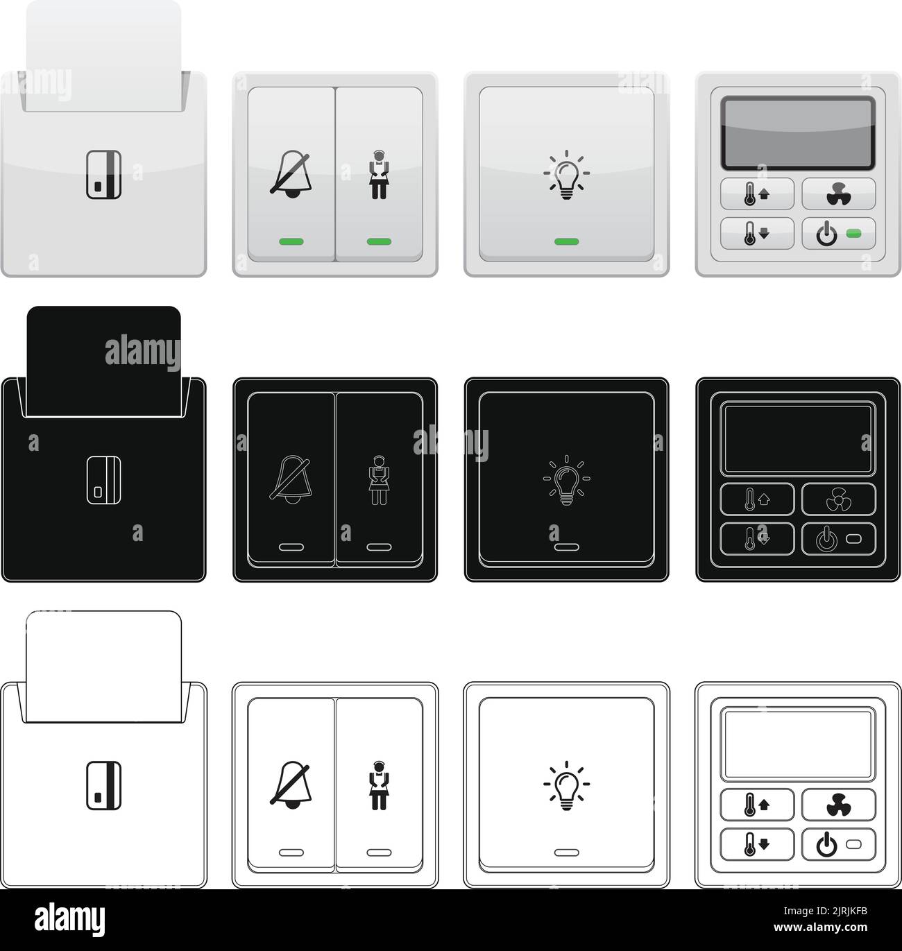 Light switch Stock Vector Images - Alamy