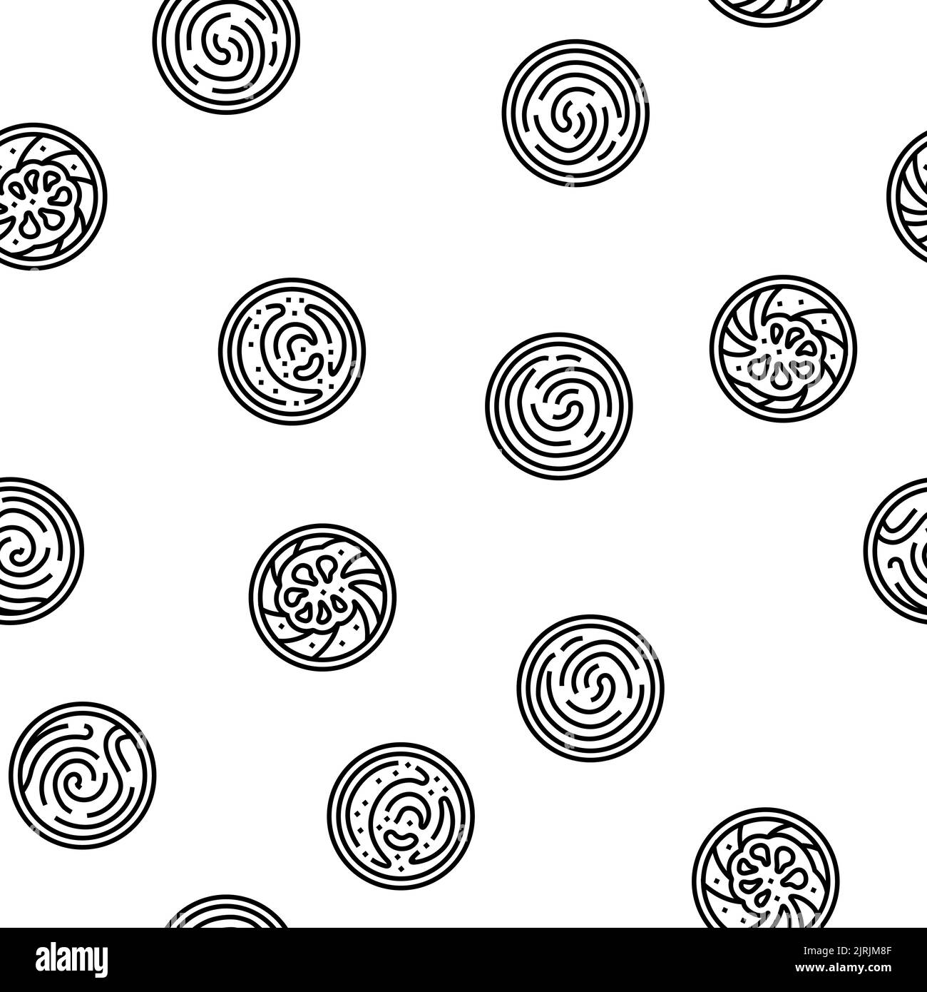 sauce ketchup food mayonnaise vector seamless pattern Stock Vector ...