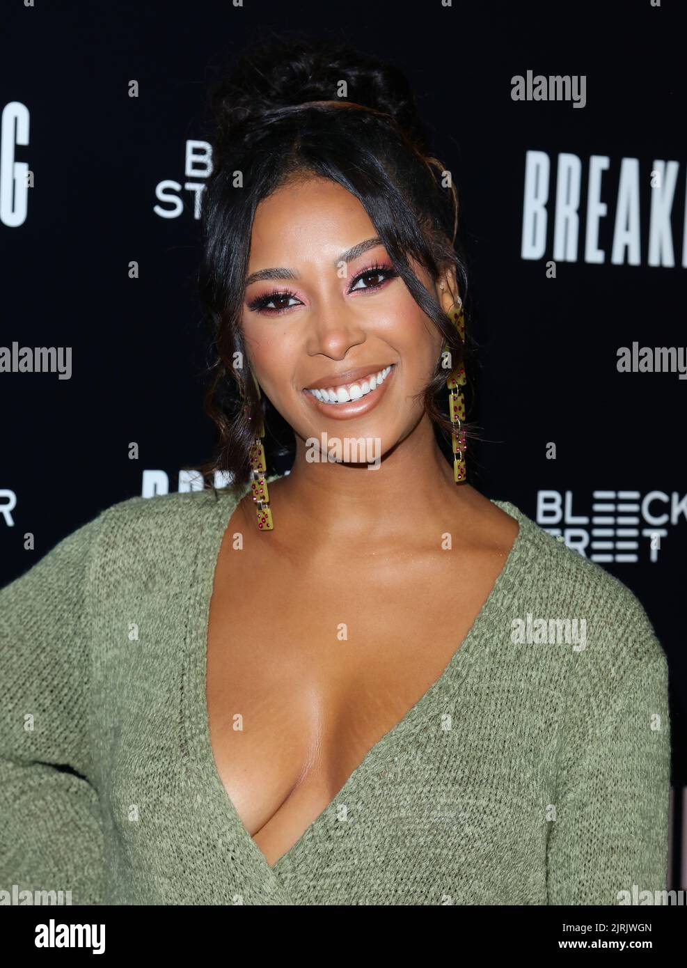 Los Angeles, USA. 24th Aug, 2022. Skye Townsend arrives at The Breaking Red Carpet held at The London Hotel in Los Angeles, CA on Wednesday, August 24, 2022 . (Photo By Juan Pablo Rico/Sipa USA) Credit: Sipa USA/Alamy Live News Stock Photo