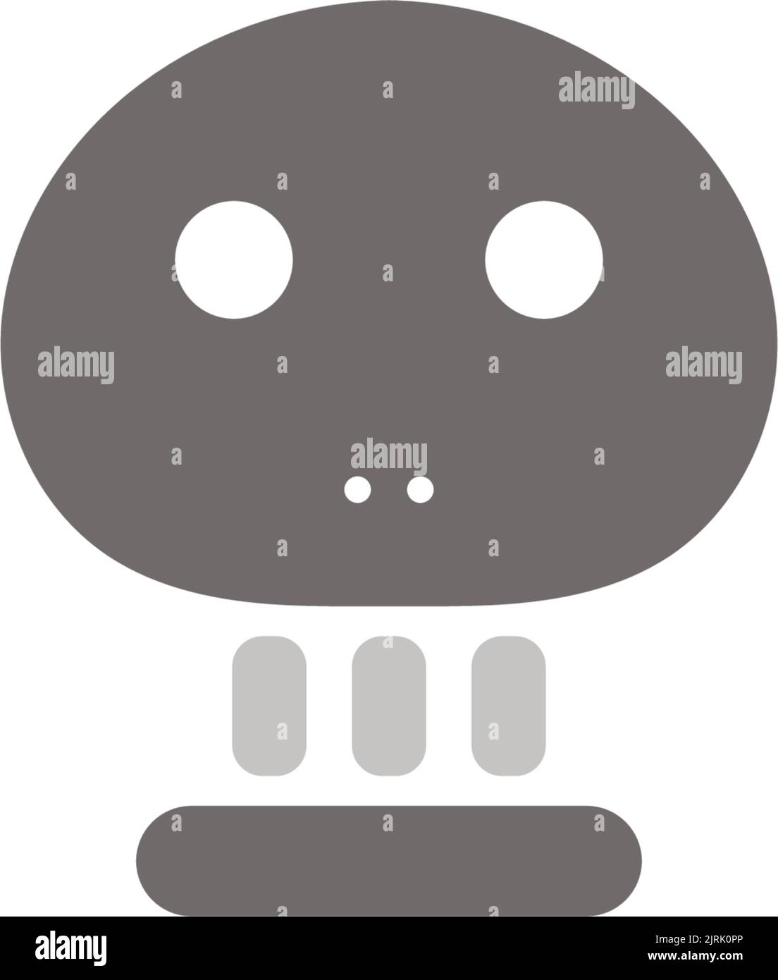 skull icon vector illustration logo design Stock Vector