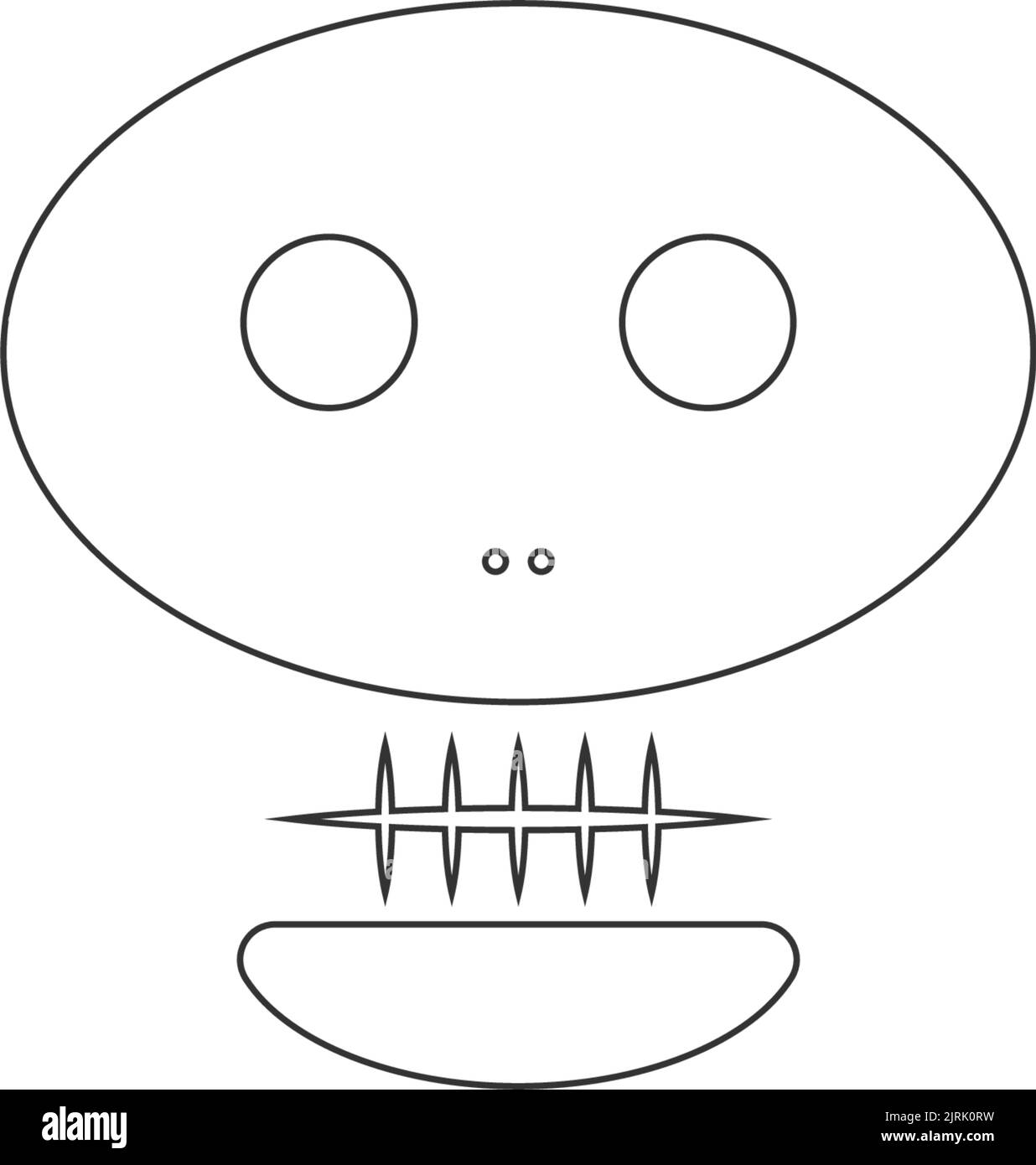 skull icon vector illustration logo design Stock Vector Image & Art - Alamy