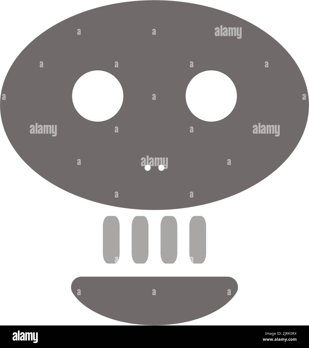 skull icon vector illustration logo design Stock Vector