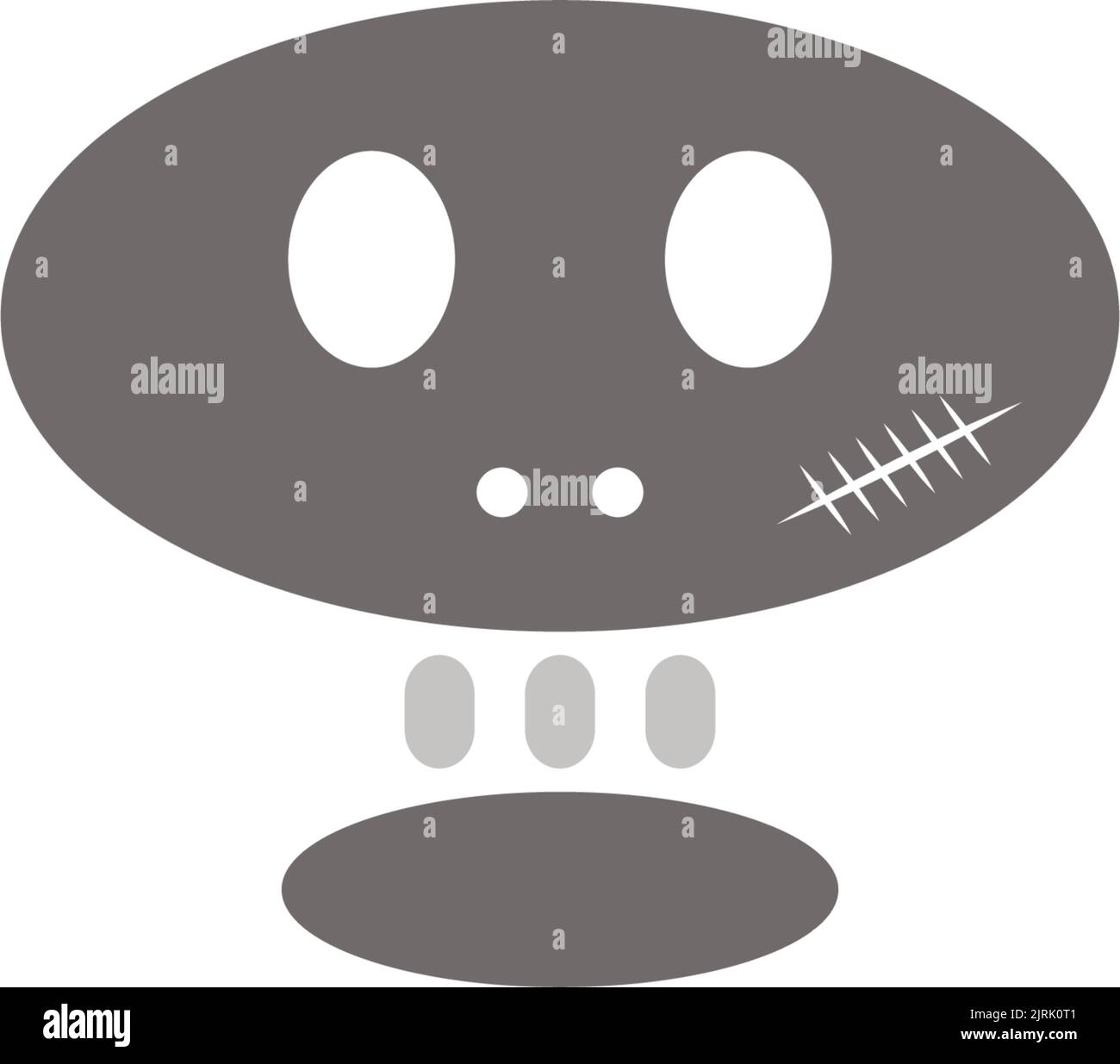 skull icon vector illustration logo design Stock Vector