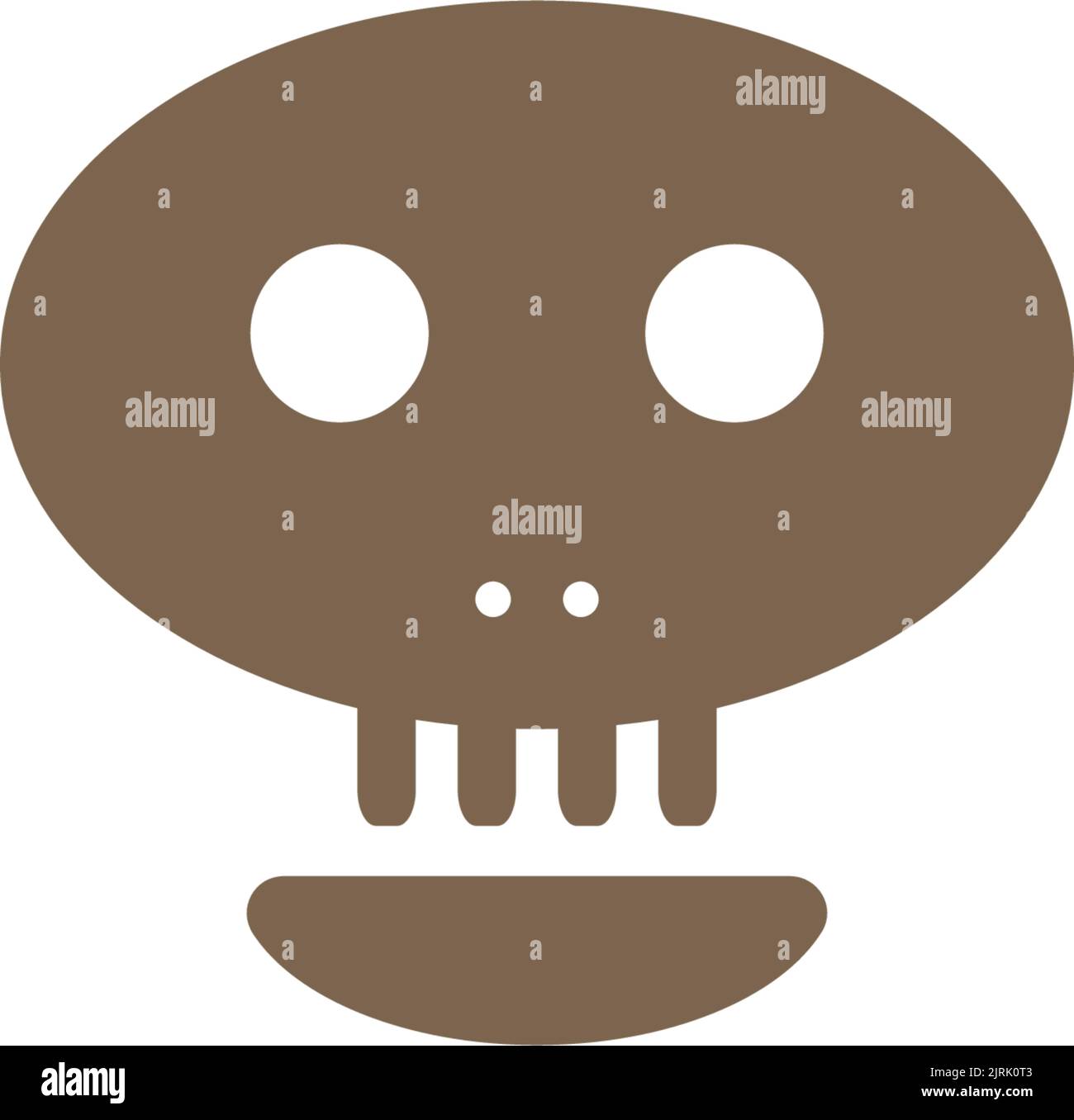 skull icon vector illustration logo design Stock Vector