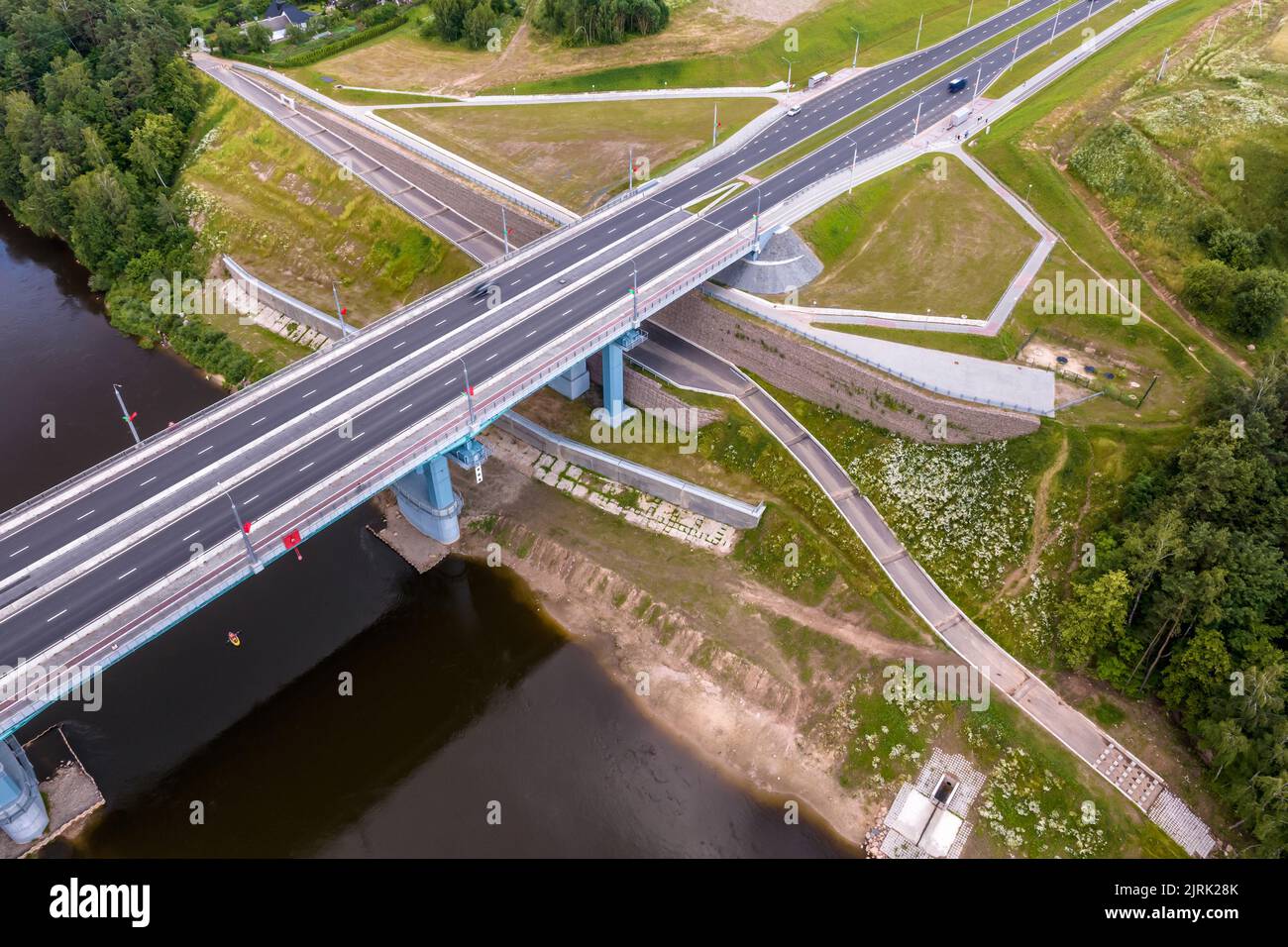 Cars across the toll road hi-res stock photography and images - Alamy