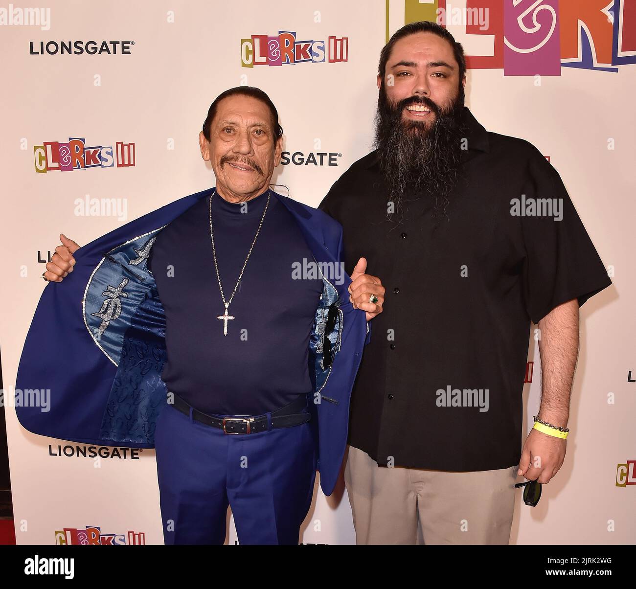 Danny Trejo Robe Danny Trejo walking the red carpet at the Los Angeles premiere of ...