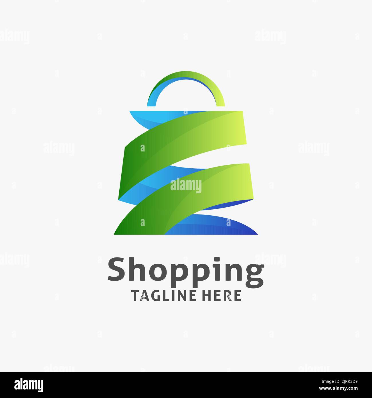 Shopping bag logo design Stock Vector Image & Art Alamy