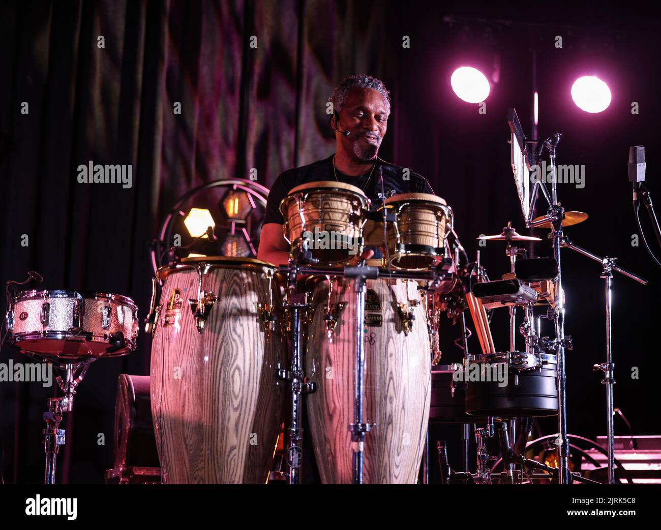 Cracow, Poland - July 08, 2022: Kenny Garrett Quintet performing live on the Kijow Centre stage at Summer Jazz Festival in Cracow, Poland Stock Photo