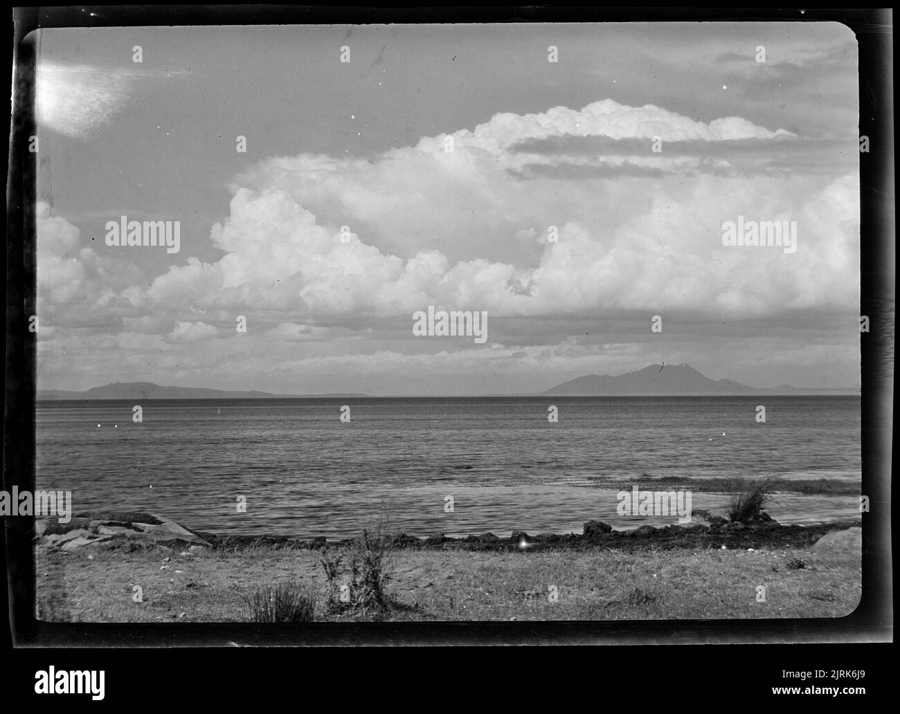 Taupo, North Island, by J.W. Chapman-Taylor. Stock Photo