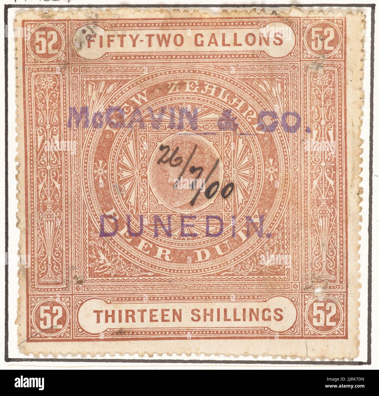 Fifty two gallons beer duty stamp hi-res stock photography and images ...