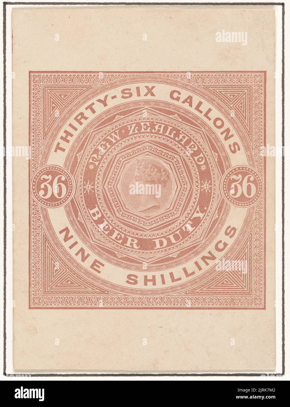 Thirty gallons beer duty stamp hi-res stock photography and images - Alamy