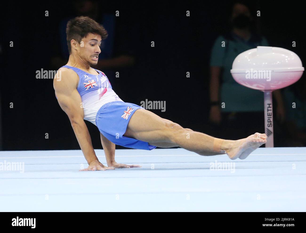 Jake Jarman of Great Britain Bronze medal during the Artistic