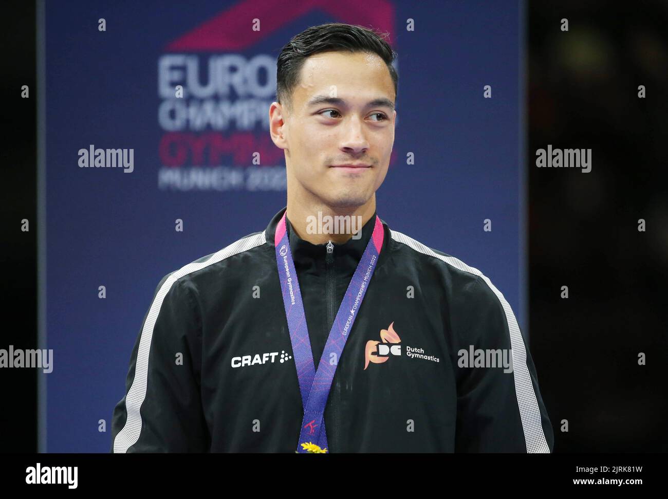 Loran de Munck of Netherlands Silver medal during the Artistic