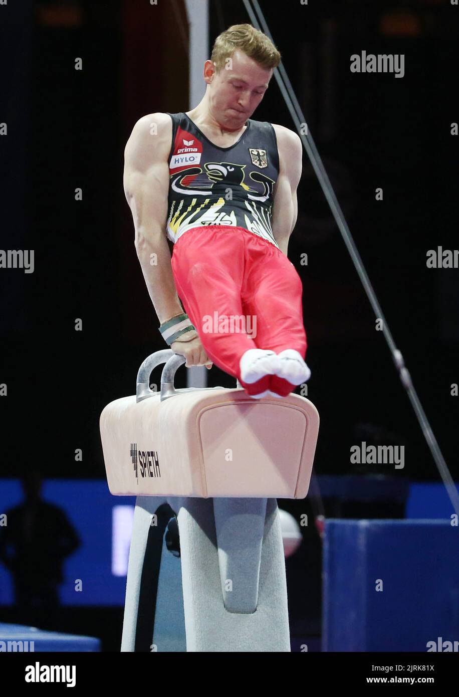 Nils Dunkel of Germany Bronze medal during the Artistic Gymnastics, Men