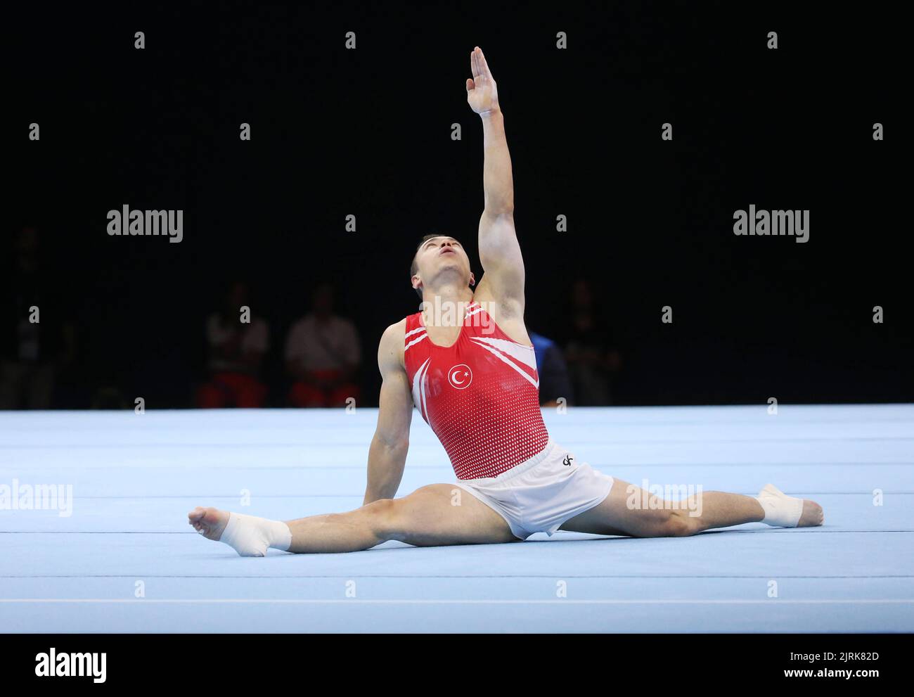 Ahmet Onder of Turkey during the Artistic Gymnastics, Men's Floor