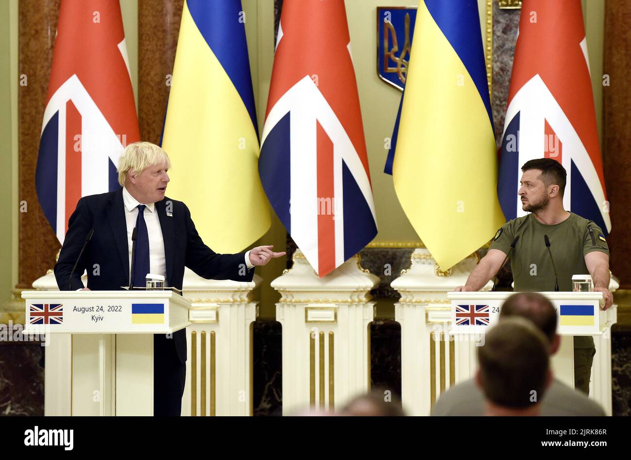 KYIV, UKRAINE AUGUST 24, 2022 President of Ukraine Volodymyr