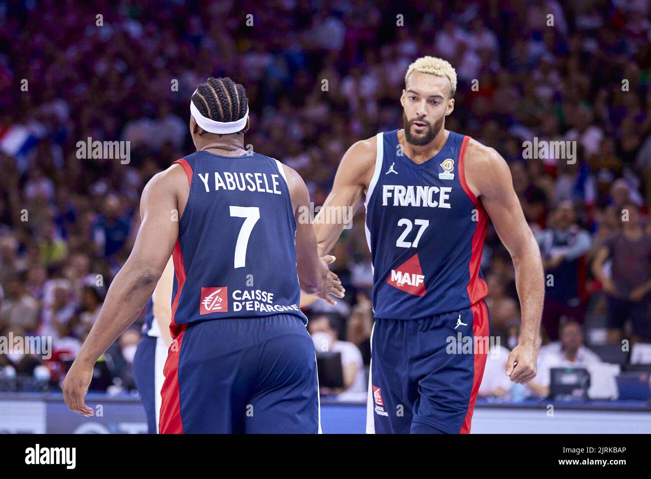 August 24, 2022, Rome, France Guerschon YABUSELE (7) of France and