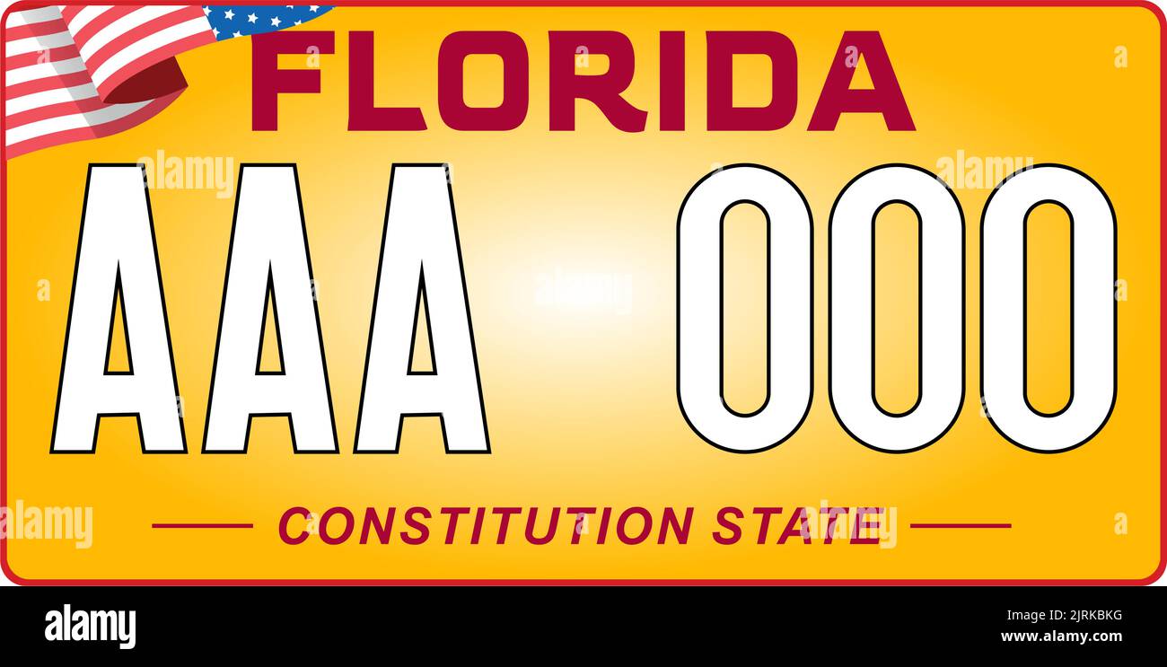 Florida licence plate hires stock photography and images Alamy