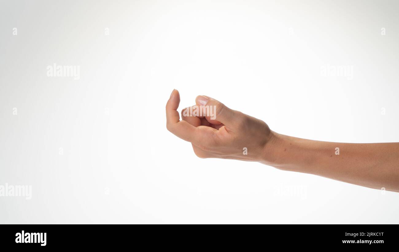 Hand gesture come to me hi-res stock photography and images - Alamy