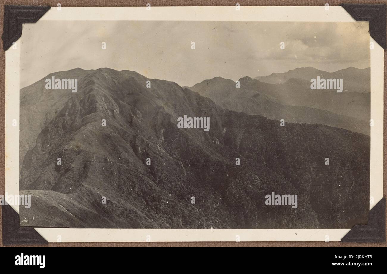 Mountain ranges. From the album: Tararua tramping [circa 1920s], 1920s ...