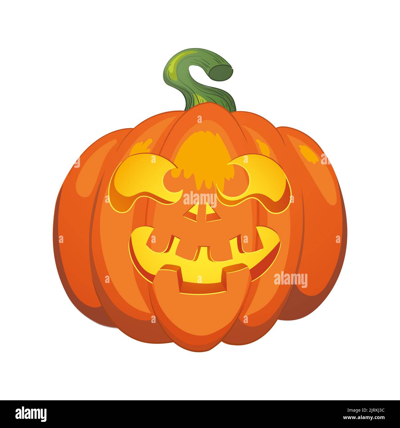 Halloween pumpkin illustration hi-res stock photography and images - Alamy