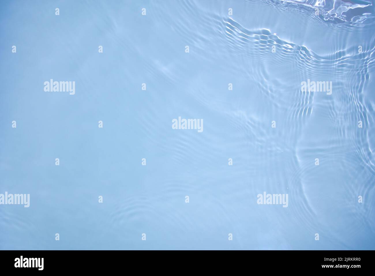 transparent blue colored clear calm water surface texture Stock Photo ...
