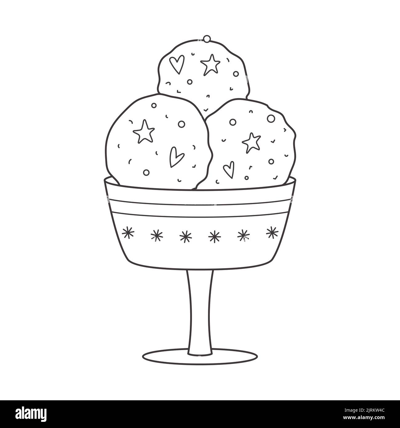 Cute dessert illustration vec hires stock photography and images Alamy