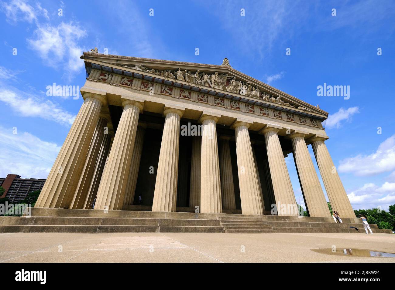 The Parthenon im Centennial Park; Nashville, Tennessee, Vereinigte Staaten von Amerika Stock Photo