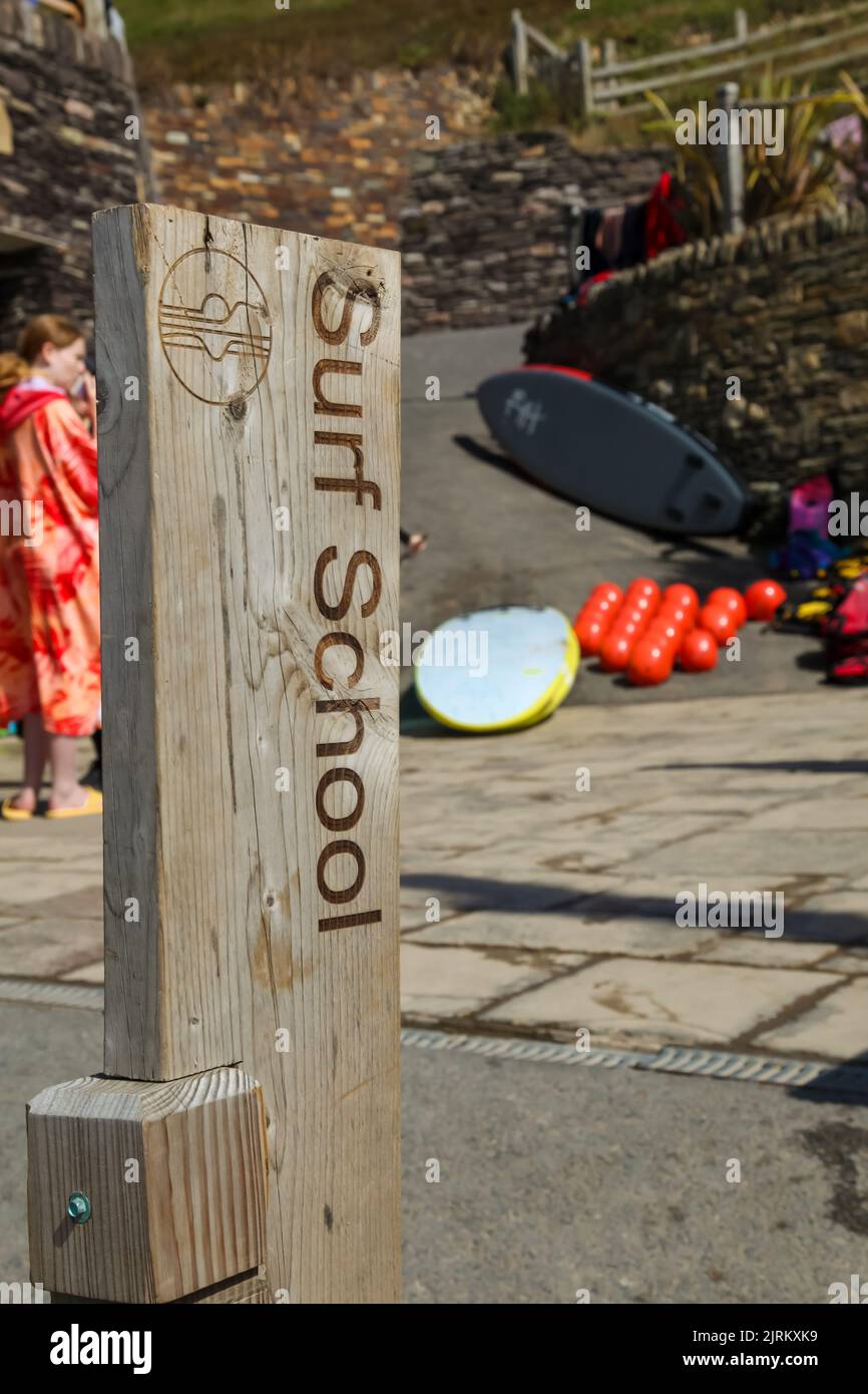 Surf school signage hi-res stock photography and images - Alamy