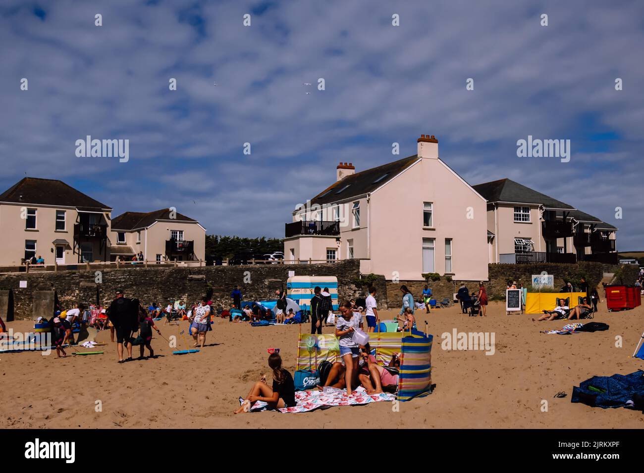 Croyde Bay beach, Braunton, Devon, England, UK Stock Photo