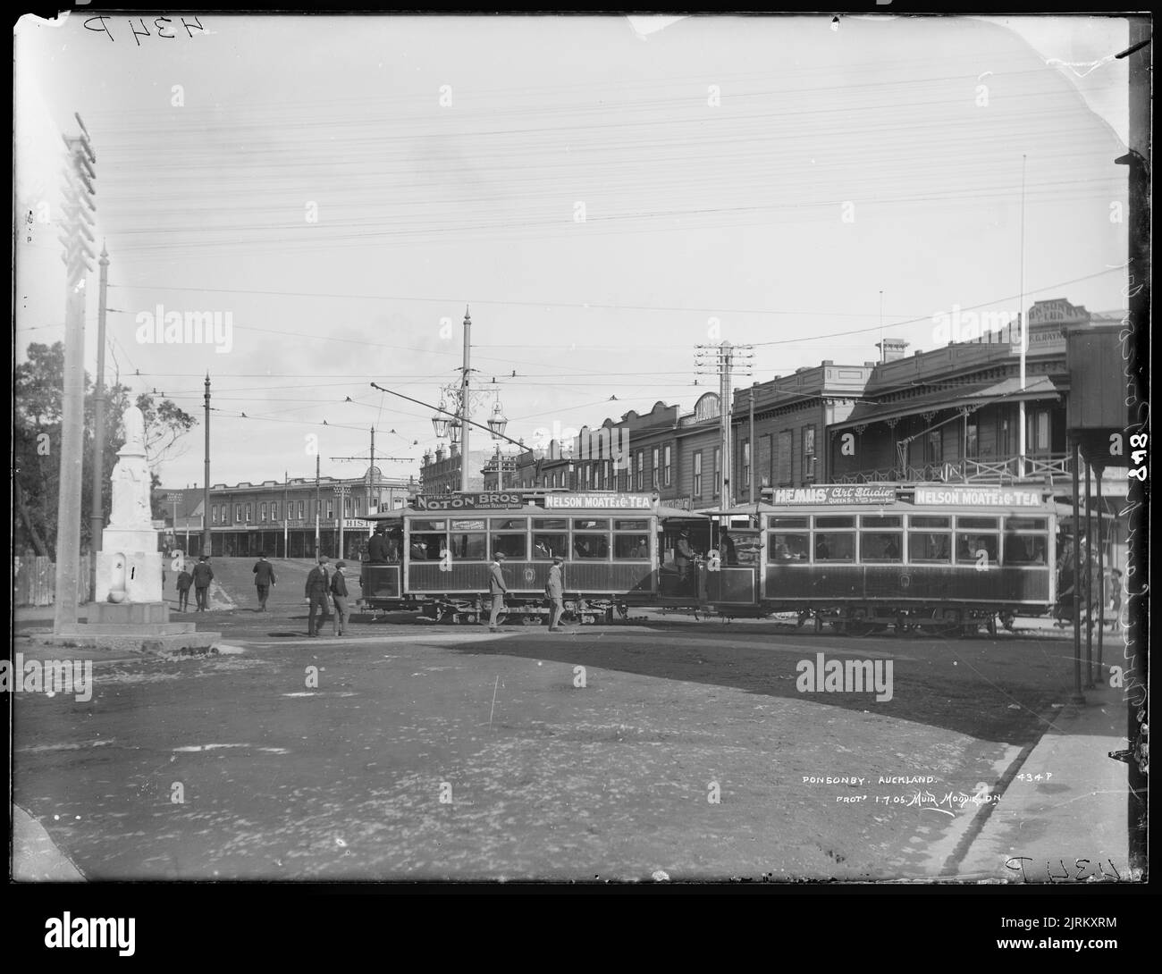 Ponsonby, Auckland, circa 1905, Dunedin, by Muir & Moodie Stock Photo