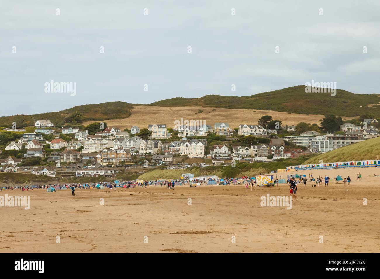 Woolacombe Bay beach, North Devon, England, UK, August 2022 Stock Photo