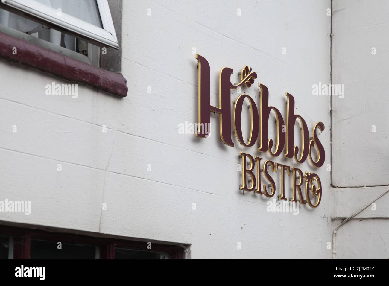 Hobbs Bistro, Hobbs Hill, Croyde village, Braunton, North Devon, England, UK Stock Photo