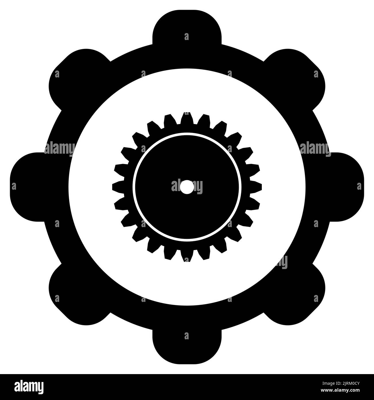 Gear and wheel Stock Photo