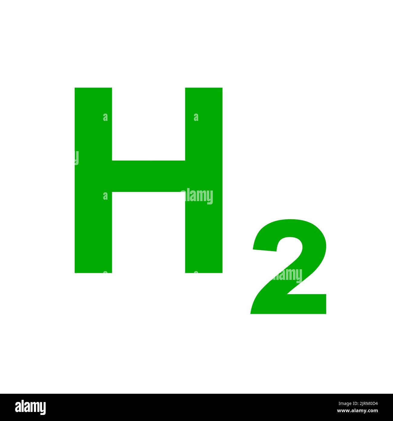 Hydrogen and background Stock Photo