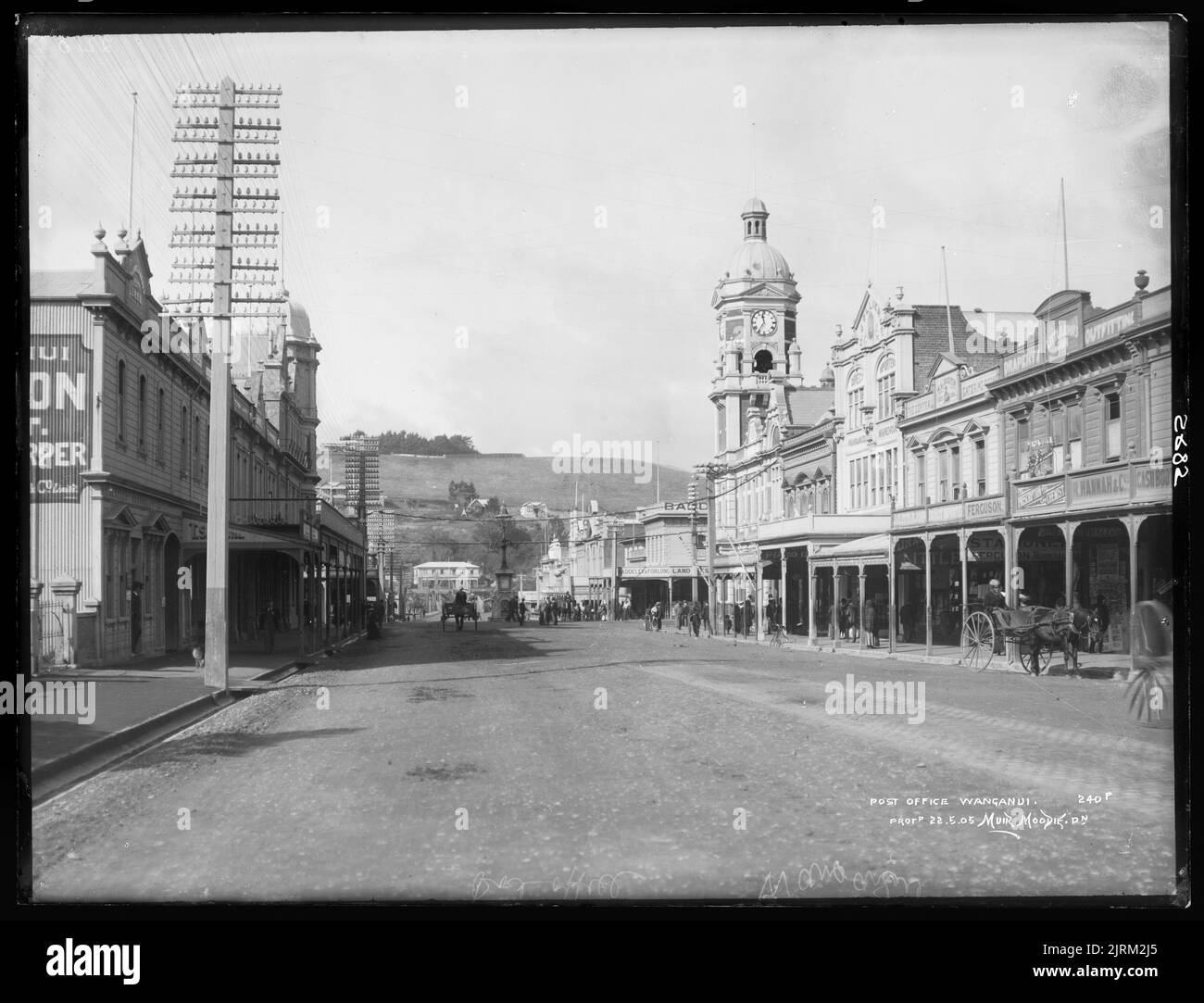Post Office, Wanganui, circa 1905, Dunedin, by Muir & Moodie Stock