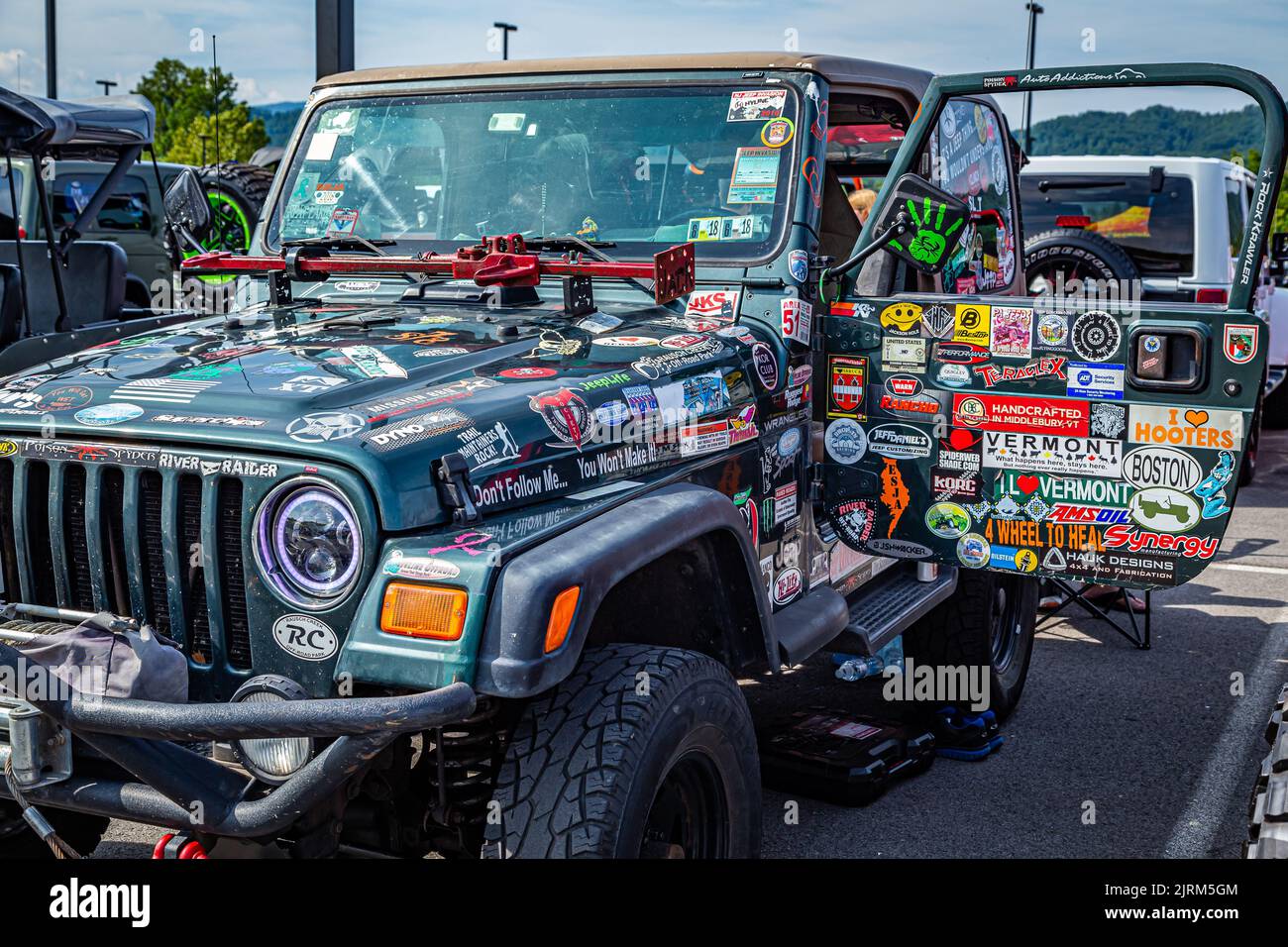 Pigeon TN August 25, 2017 Modified Jeep Wrangler Sport TJ