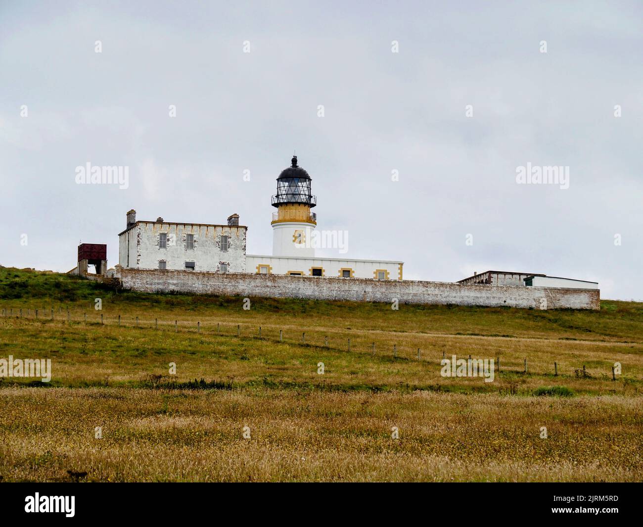 lighthouse, Copinsay, Orkney Stock Photo