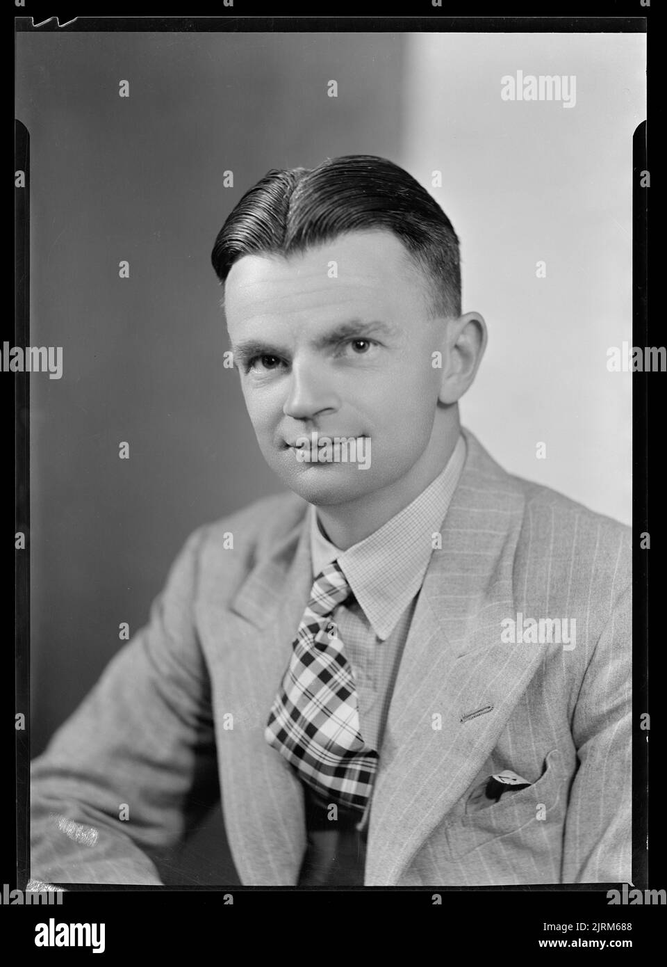 Mr Dyson, 1937, Wellington, by Spencer Digby Studios. Spencer Digby