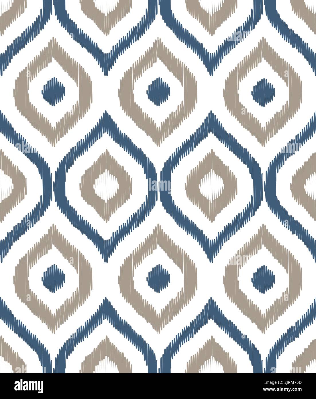 Uzbek ikat patterntraditional silk fabric in Uzbekistan. Handmade
