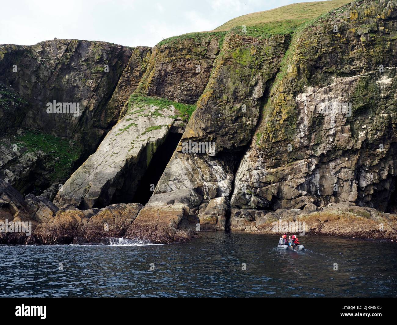 Sheep Rock, Fair Isle Stock Photo