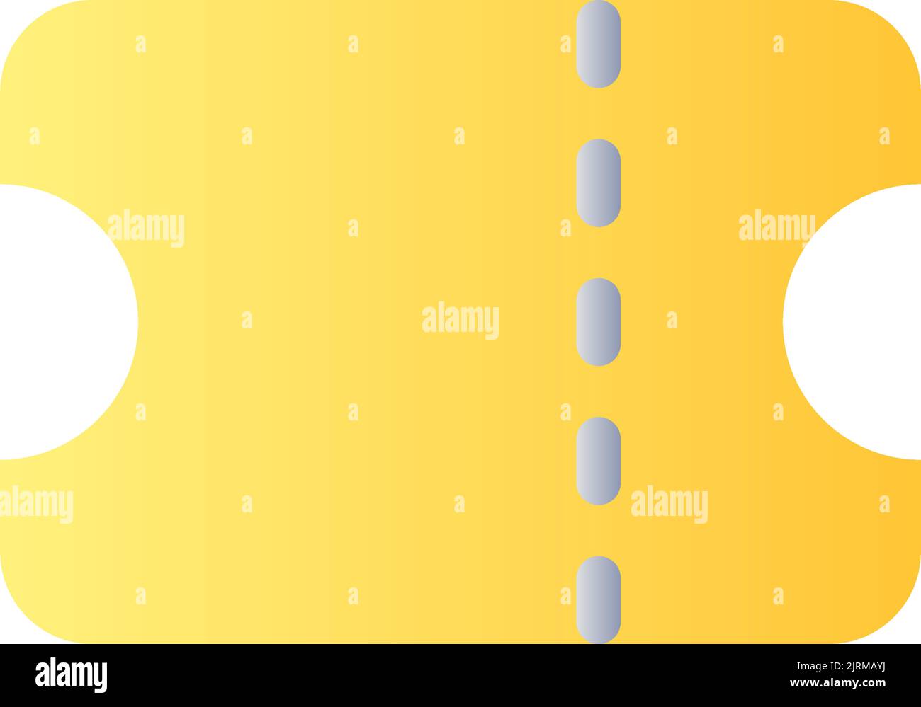 Coupon flat gradient color ui icon Stock Vector