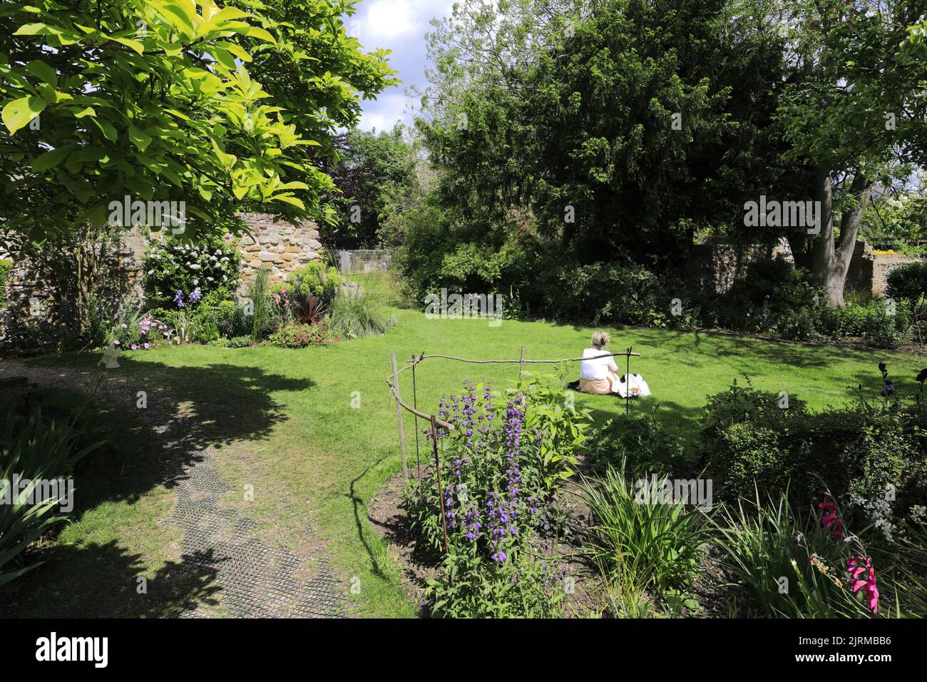 The Almonry Restaurant and Tea Room Gardens, Ely City, Cambridgeshire