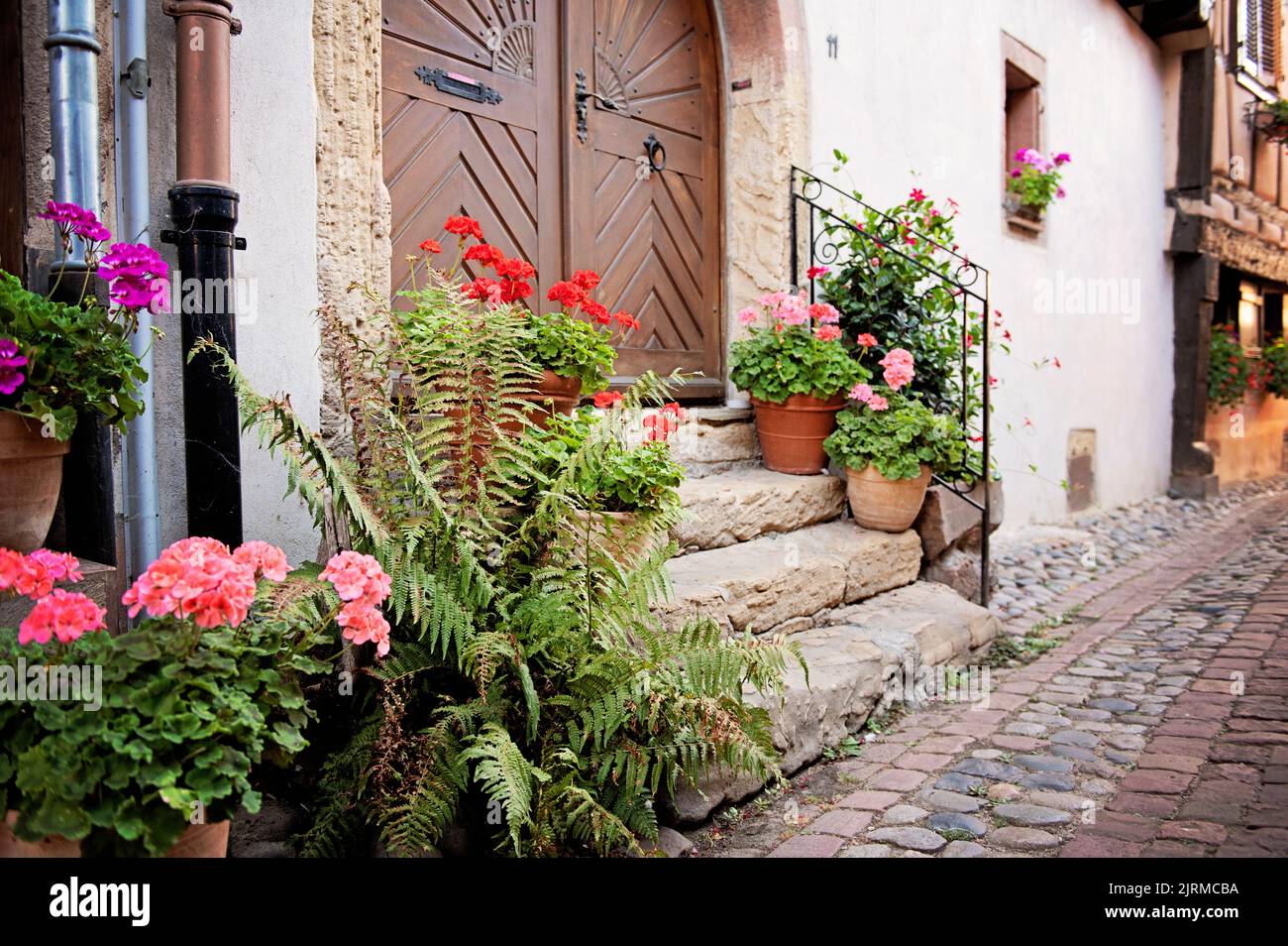 Beautifully decorated stairs hi-res stock photography and images - Alamy