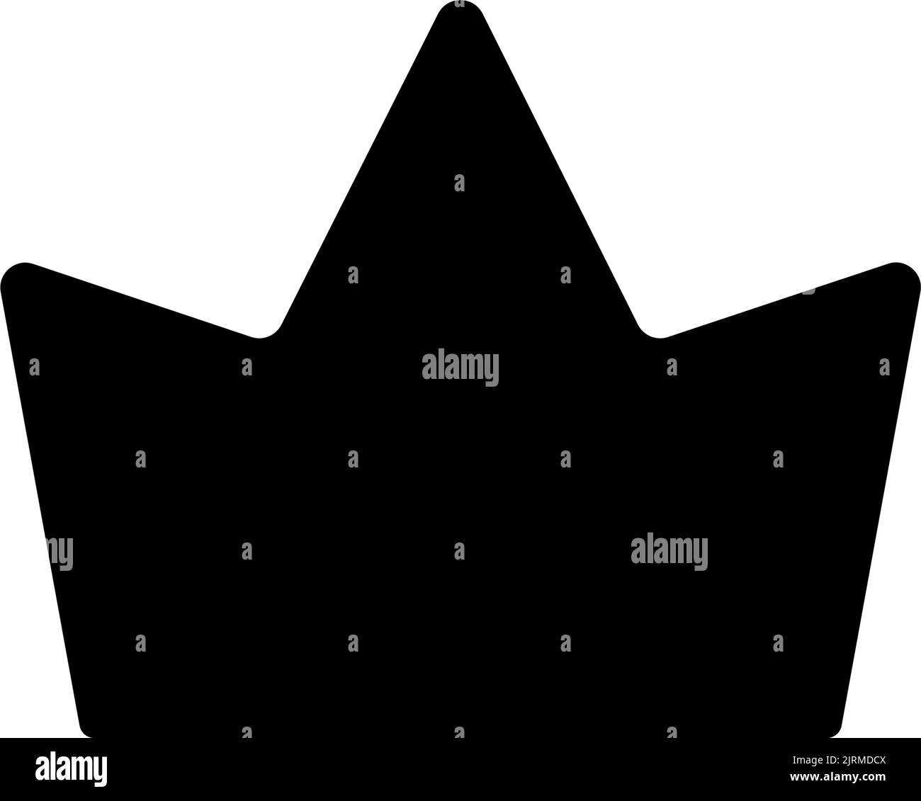 Crown black glyph ui icon Stock Vector Image & Art - Alamy