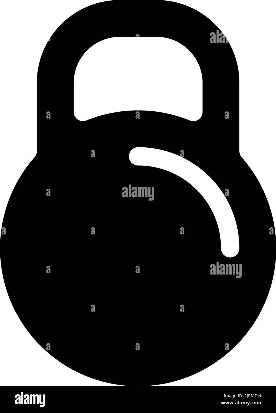 Kettlebell black glyph ui icon Stock Vector Image & Art - Alamy