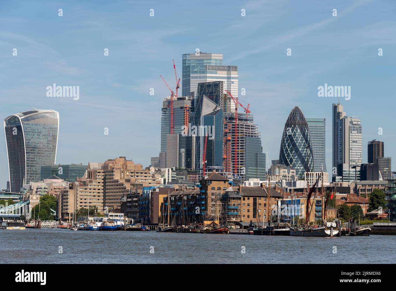 London's new financial district skyline. 20 Fenchurch Street, Walkie ...