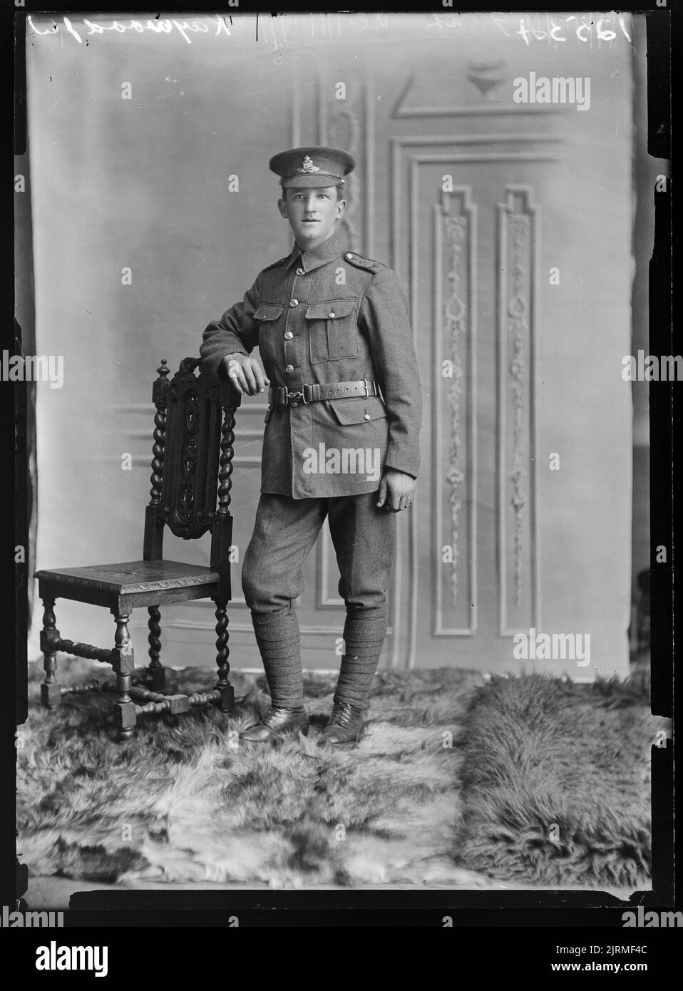 Gunner John William Kaywood, New Zealand Field Artillery, 1915 ...
